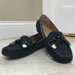 NIB Coach Frida Black Driving Loafer/Flat  10M